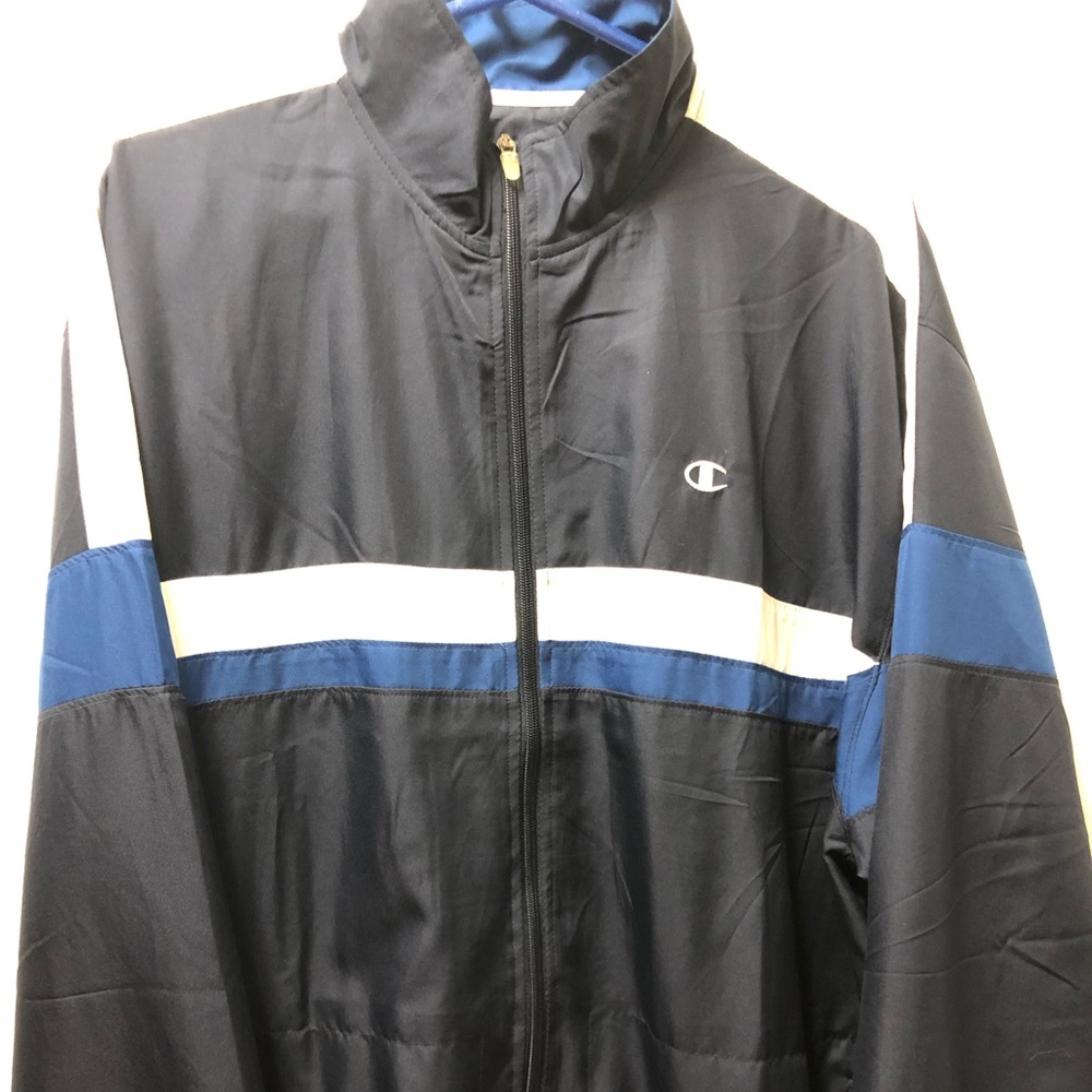 Vintage Champion Windbreaker - XL - Minimal Wear